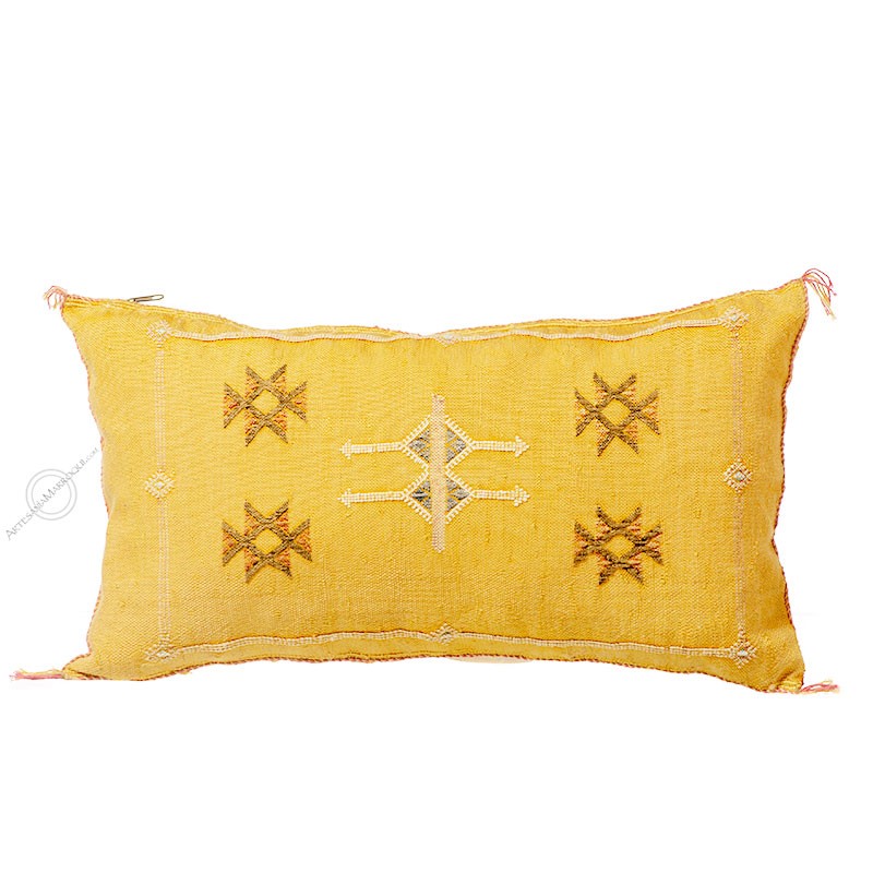 CojinesCojín de sabra amarillo grande