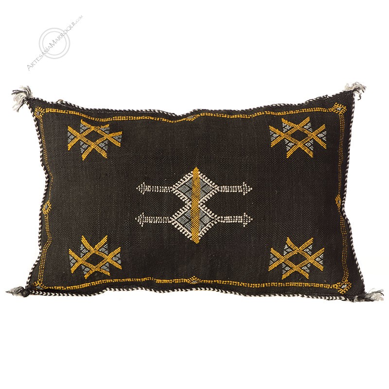CojinesCojín de sabra negro grande