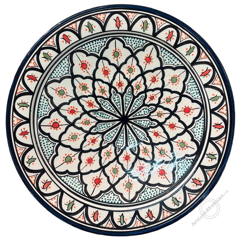 MenajePlato 40 cm de Safi azul oscuro