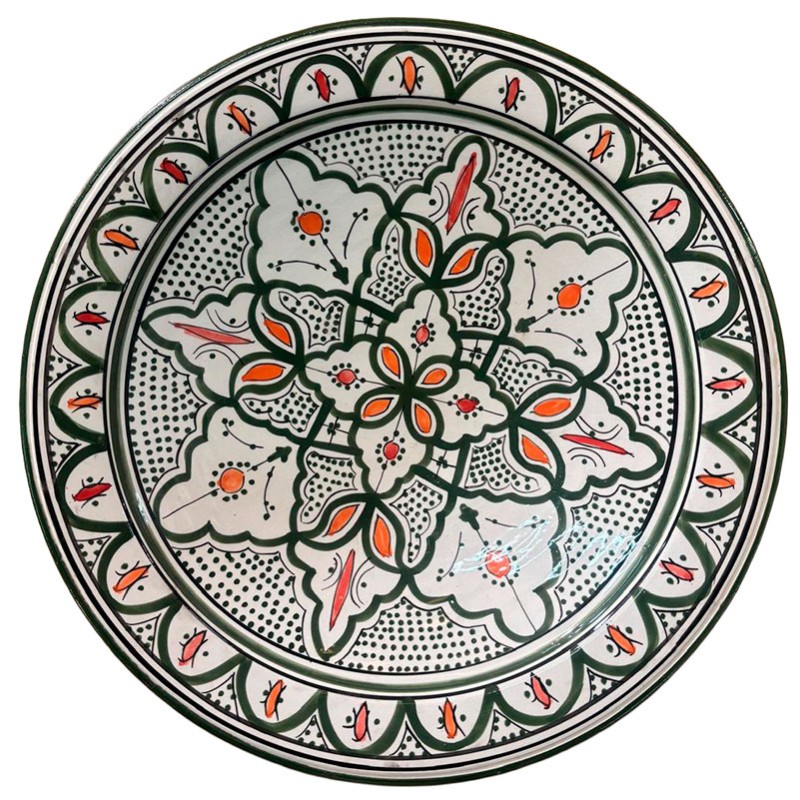 MenajePlato 40 cm de Safi verde caki