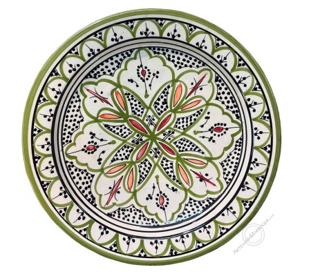 35 cm green Safi plate