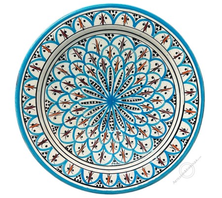 35 cm blue Safi plate