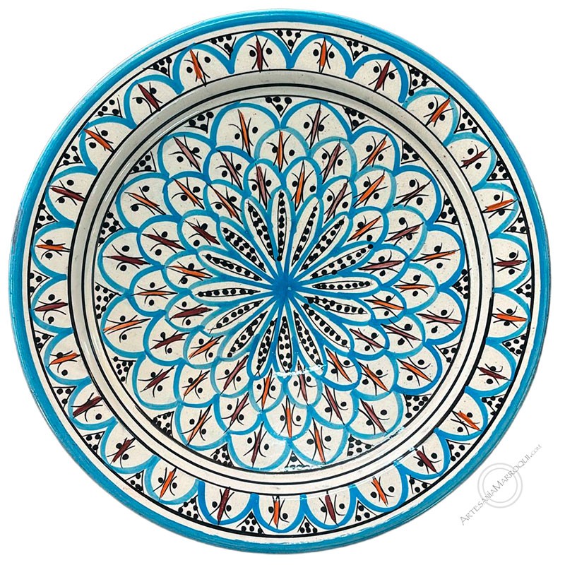 Accesorios variosPlato 35 cm de Safi azul