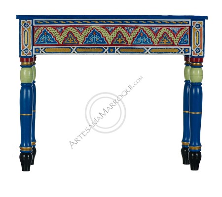 Mesas con cajonesMesa alargada azul