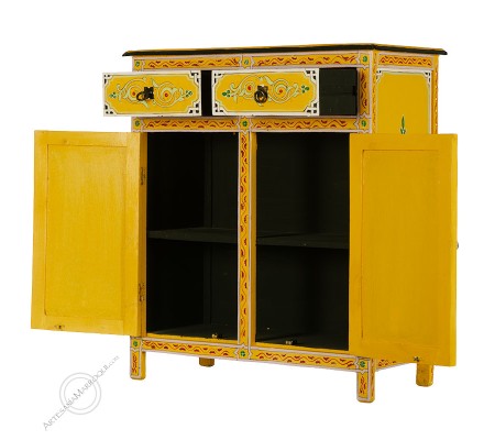 Cómodas y aparadoresAparador de dos puertas naranja