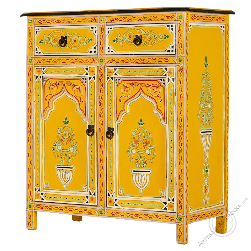 Cómodas y aparadoresAparador de dos puertas naranja