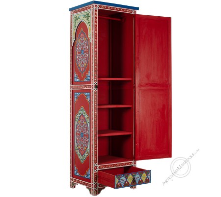 Cómodas y aparadoresArmario 200 cm rojo