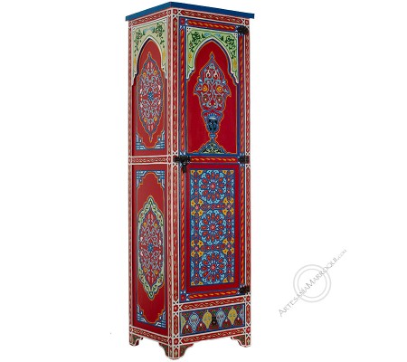 200 cm red wardrobe
