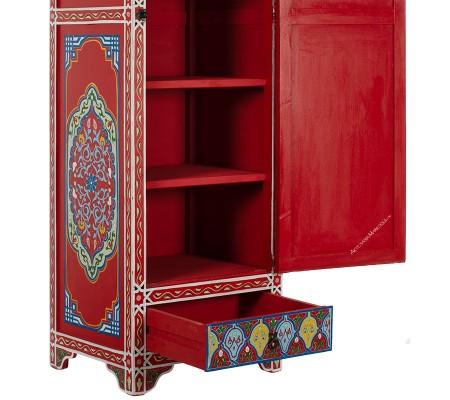 Cómodas y aparadoresArmario 200 cm rojo