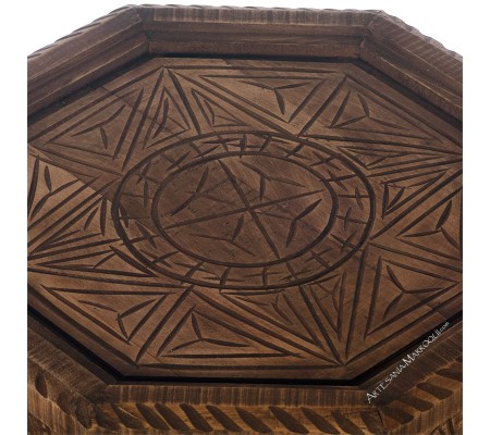 Mesas árabes redondasMesa hexagonal beréber