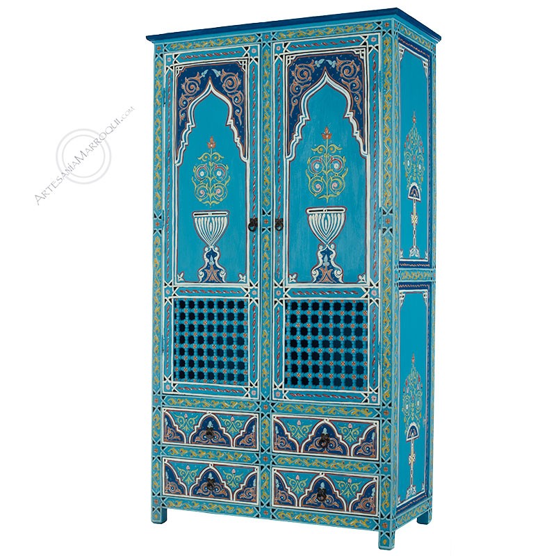 Cómodas y aparadoresArmario 185 cm azul