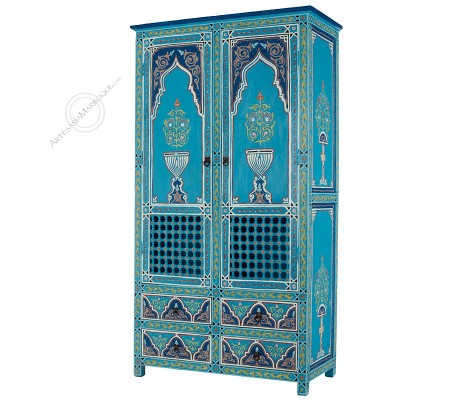 Cómodas y aparadoresArmario 185 cm azul