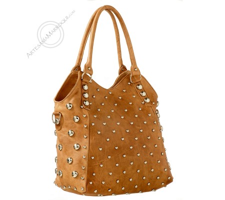 BolsosBolso de cuero Bab Doukala camel