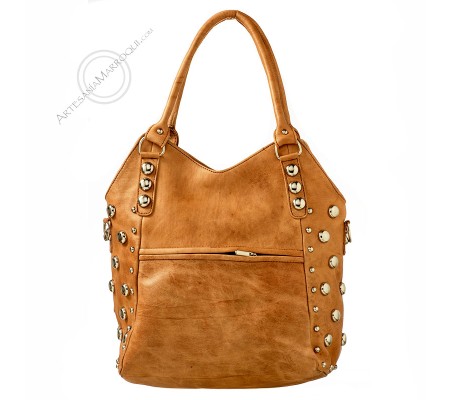 BolsosBolso de cuero Bab Doukala camel
