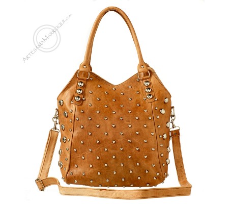 BolsosBolso de cuero Bab Doukala camel