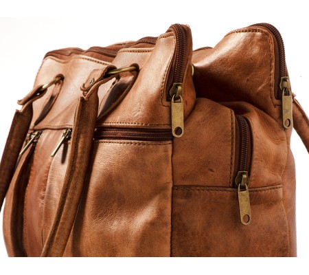 BolsosBolso de cuero Fátima camel