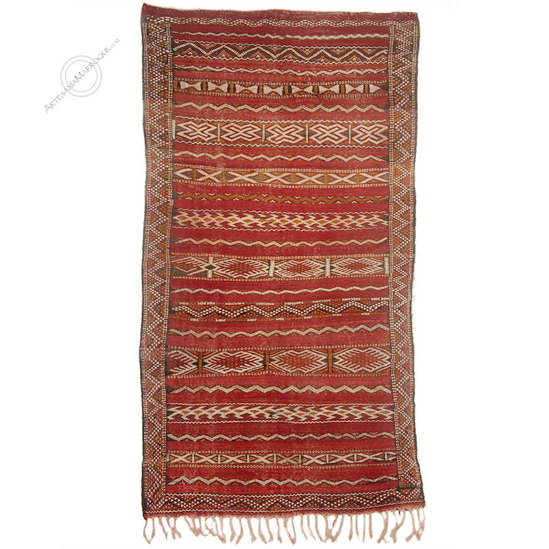 KilimsKilim 271x153 cm antiguo rojo