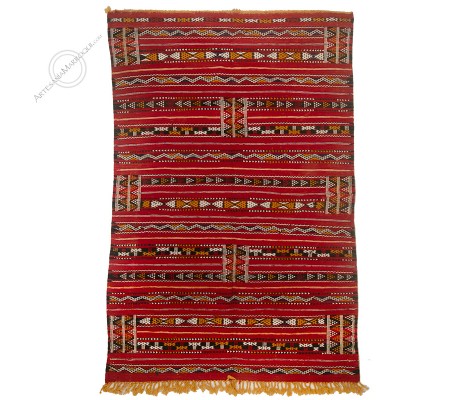 KilimsKilim 222x152 cm rojo desteñido