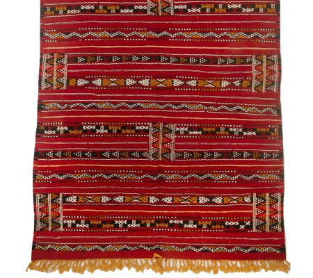 KilimsKilim 222x152 cm rojo desteñido