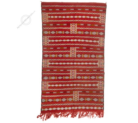 KilimsKilim 243x140 cm rojo desteñido