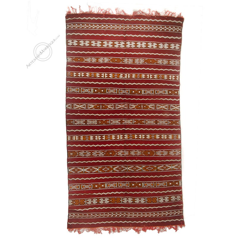 KilimsKilim 330x180 cm antiguo rojo