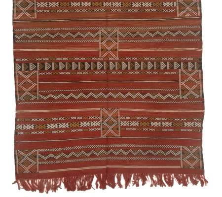 KilimsKilim 205x137 cm rojo desteñido