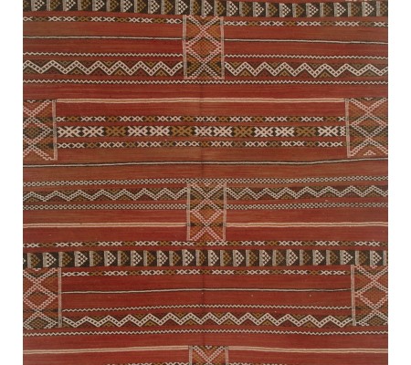 KilimsKilim 205x137 cm rojo desteñido