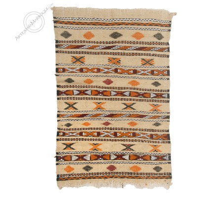 Kilim beige 115x58 cm