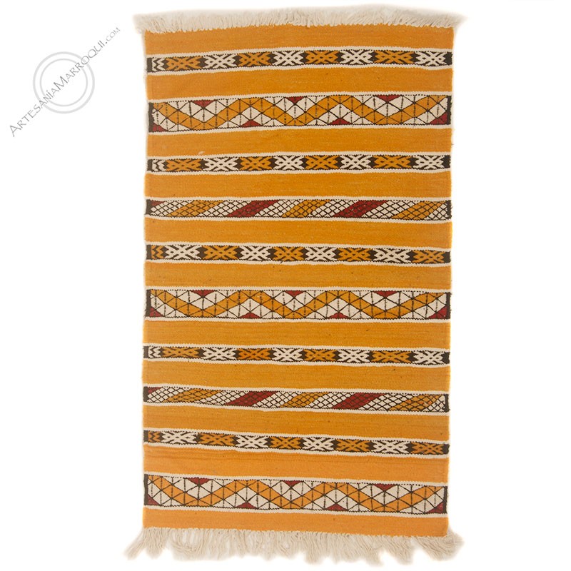 KilimsKilim 125x74 cm naranja lavado