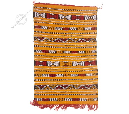 Kilim orange délavé 133x85 cm