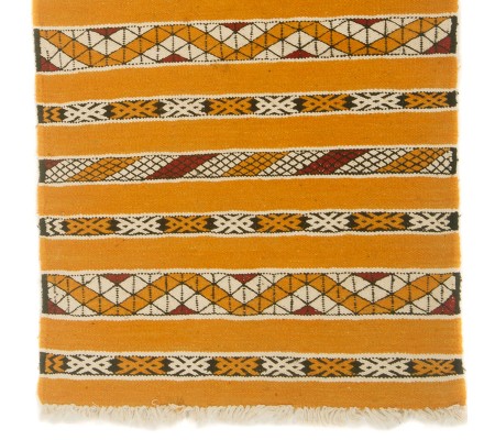 KilimsKilim 127x74 cm naranja lavado