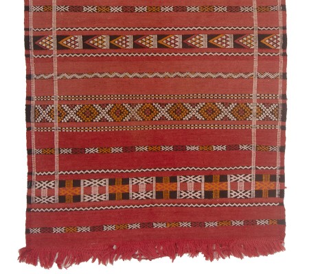 KilimsKilim 125x81 cm rojo desteñido