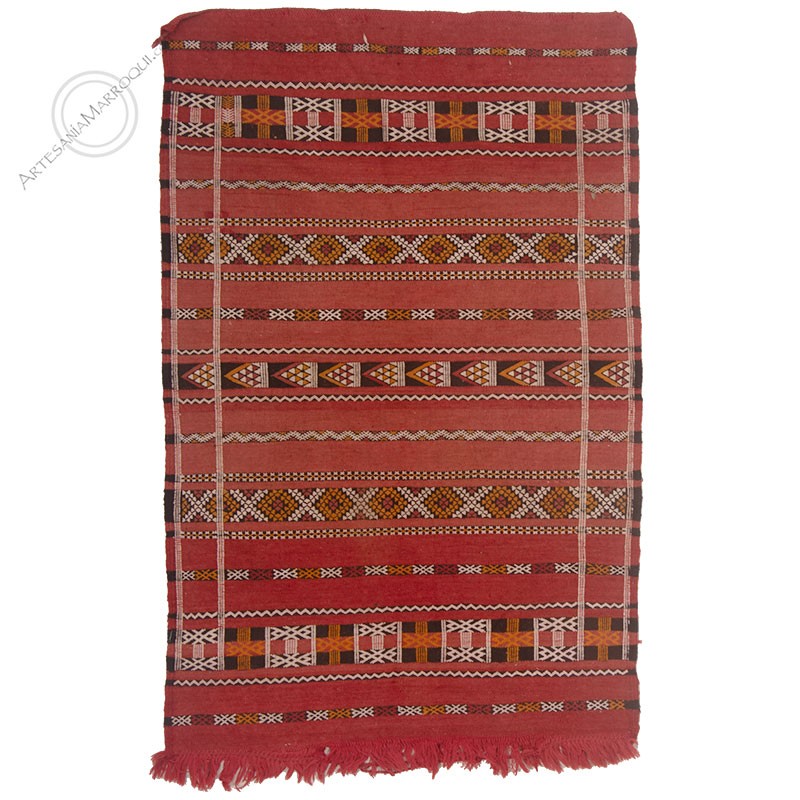 KilimsKilim 125x81 cm rojo desteñido