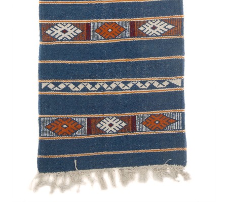 KilimsKilim 145x59 cm azul desteñido