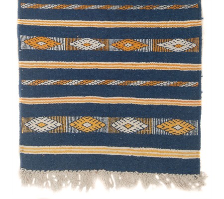 KilimsKilim 130x72 cm azul desteñido
