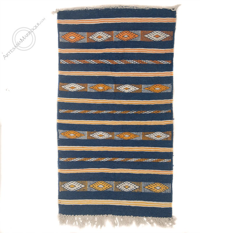 KilimsKilim 130x72 cm azul desteñido