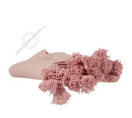 Couvre-lit rose clair 195 x 280 cm