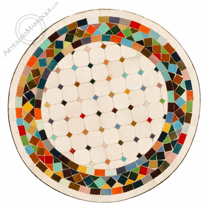 Mesas mosaicoMesa mosaico 60 cm multicolor