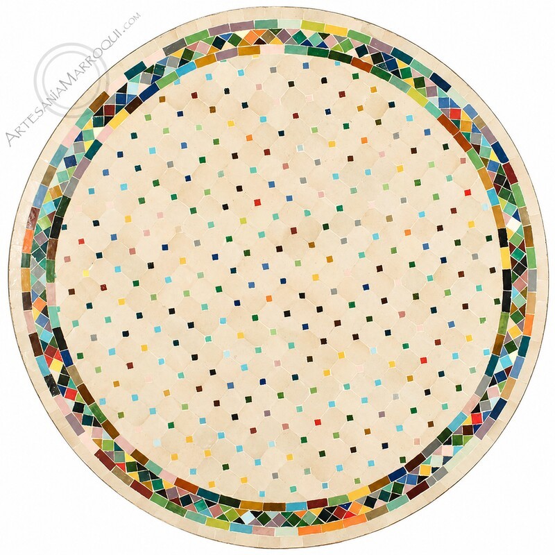 Mesas mosaicoMesa mosaico 120 cm multicolor