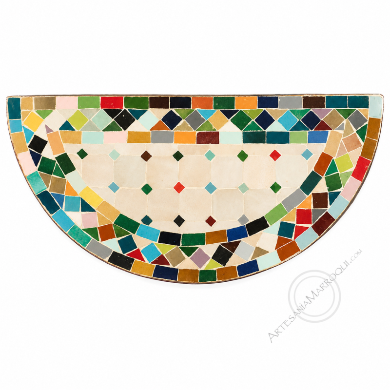 Mesas mosaicoRecibidor mosaico 30x60 cm multicolor