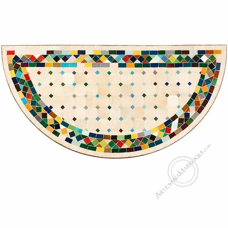 Mesas mosaicoRecibidor mosaico 50x100 cm multicolor