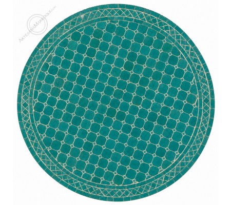 Mosaic table 120 cm turquoise