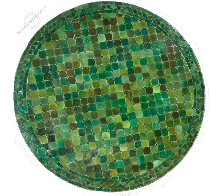Mosaic table 130 cm green Tamgroute