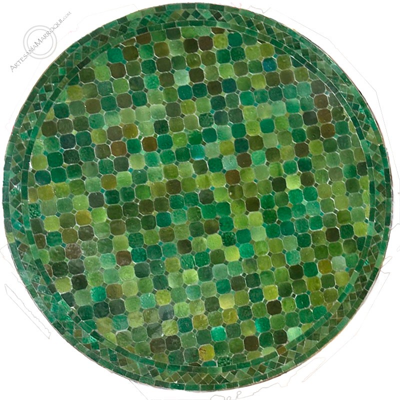 Mesas mosaicoMesa mosaico 130 cm verde Tamgroute
