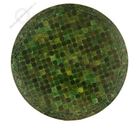 Mesa mosaico 120 cm verde Tamgroute
