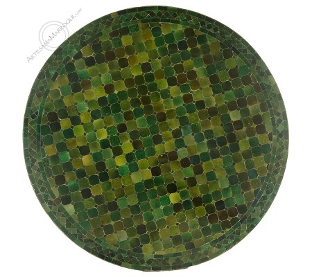 Mosaic table 130 cm green Tamgroute