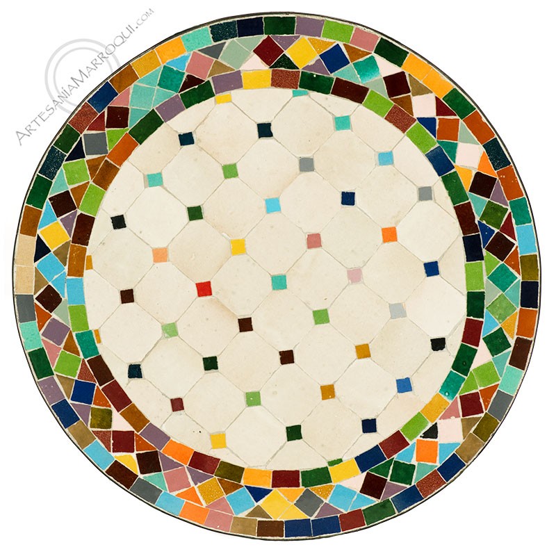 Mesas mosaicoMesa mosaico 50 cm multicolor