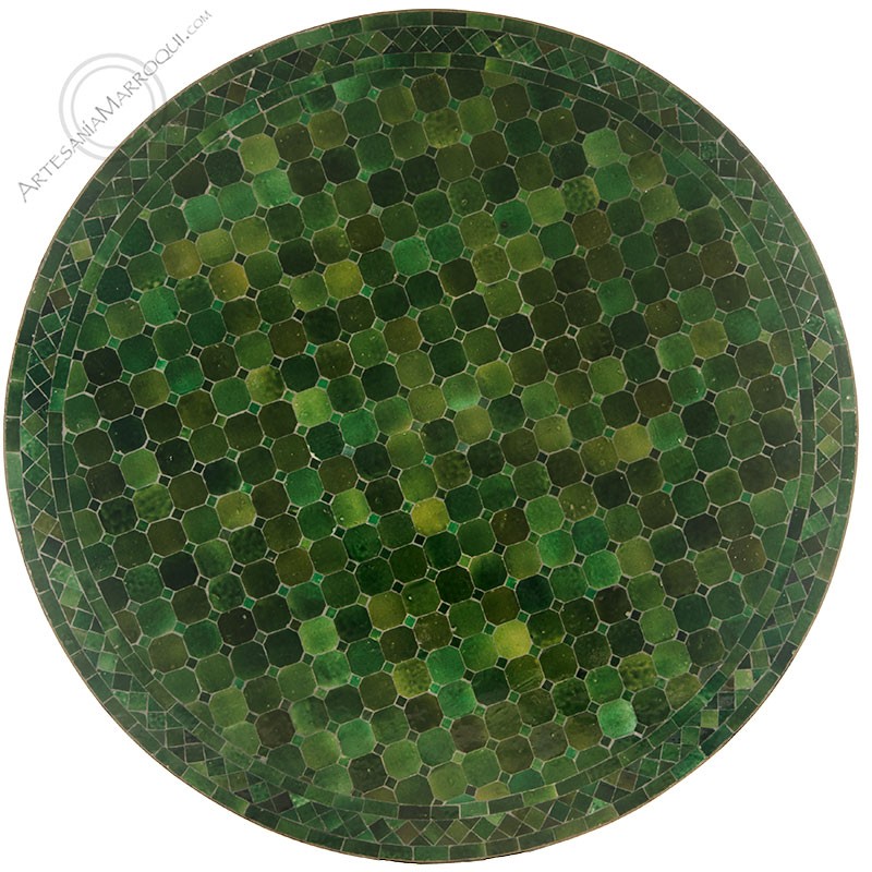 Mesas mosaicoMesa mosaico 120 cm verde Tamgroute