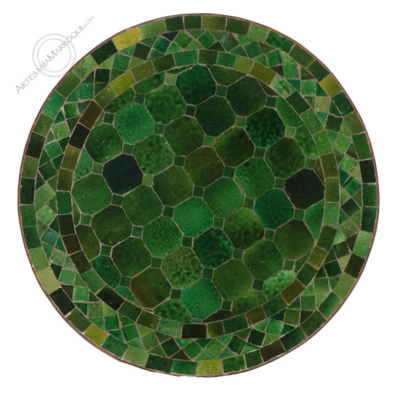 Mesas mosaicoMesa mosaico 50 cm verde Tamgroute