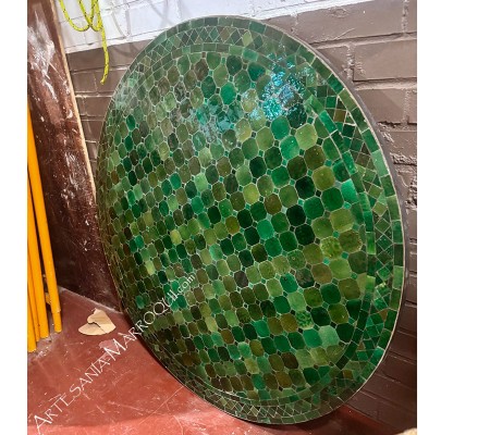 Mesas mosaicoMesa mosaico 120 cm verde Tamgroute